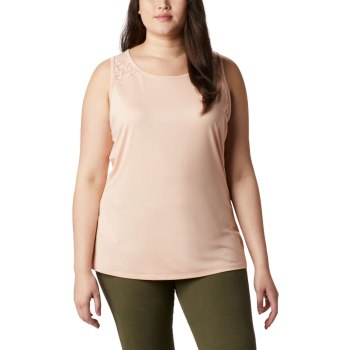 Columbia Tanktop Dames, Peak To Point II Plus Size Roze, 98QDNFSEI